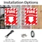 Signmission Fire Extinguisher with Arrow OSHA ANSI Sign, Plastic, 7in W x 10in L, 2PK OS-2PACK-MISC-P-710-L-19492 - alternate 5